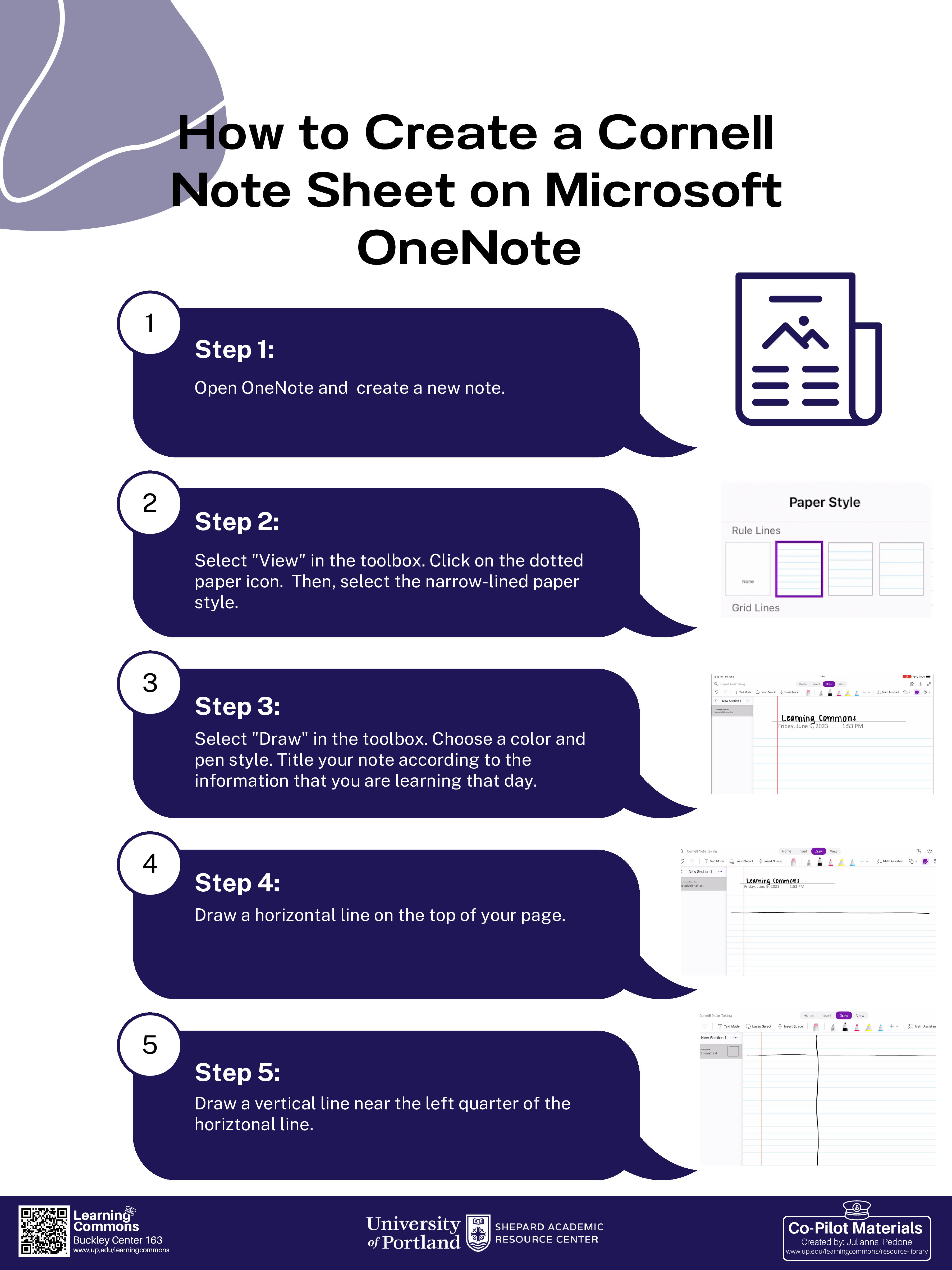 How To Create A Cornell Notesheet On Microsoft OneNote